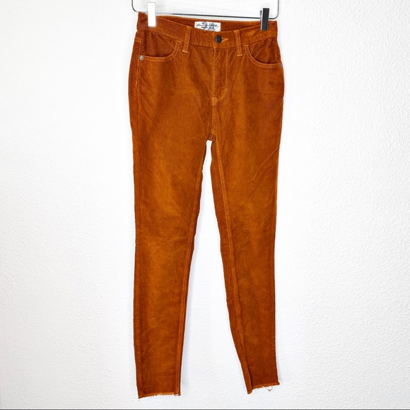 Free People Pants - NWOT Free People Raw Hem Courduroy Pants
